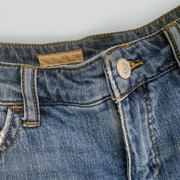 Anthropologie Pilcro & The Letterpress Ruched Boot Cut Jeans - Picture 12 of 13